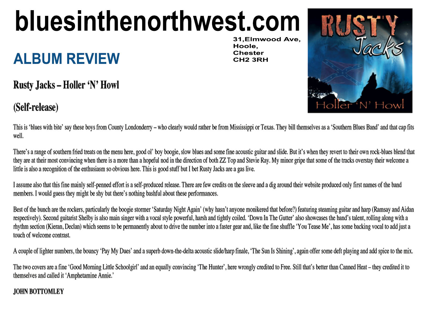 BLUES IN THE NORTHWEST -ALBUM REVIEW